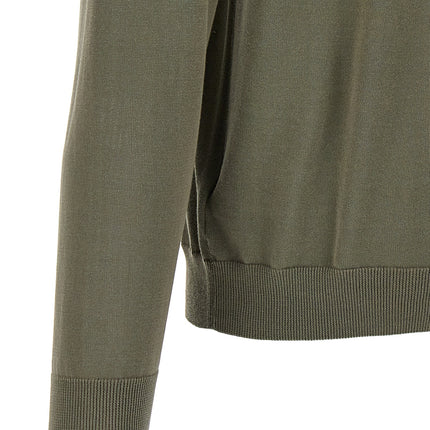 ZANONE Bicolor Cotton Cardigan