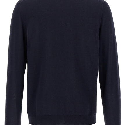 ZANONE Blue Cotton Cardigan