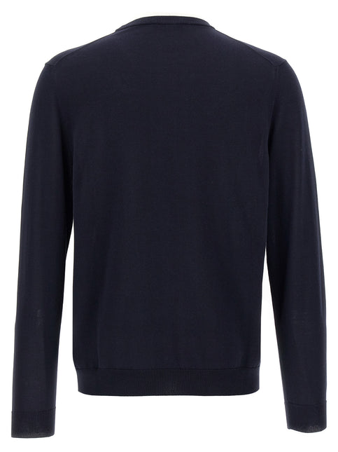 ZANONE Blue Cotton Cardigan