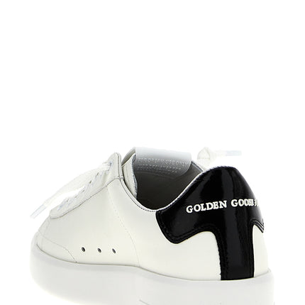 Golden Goose Black Cowhide Low Top Sneakers