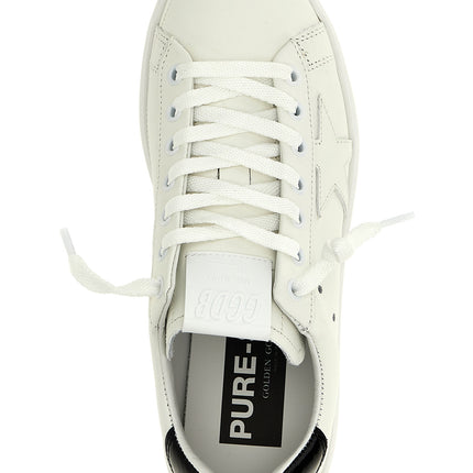 Golden Goose Black Cowhide Low Top Sneakers