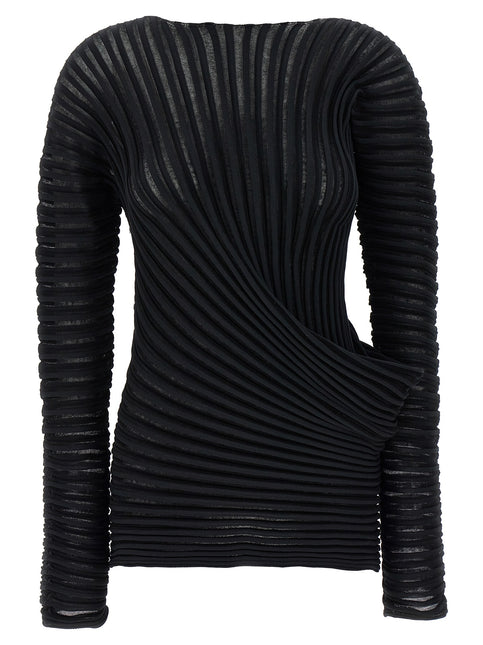 Issey Miyake Black Polyester Shirt