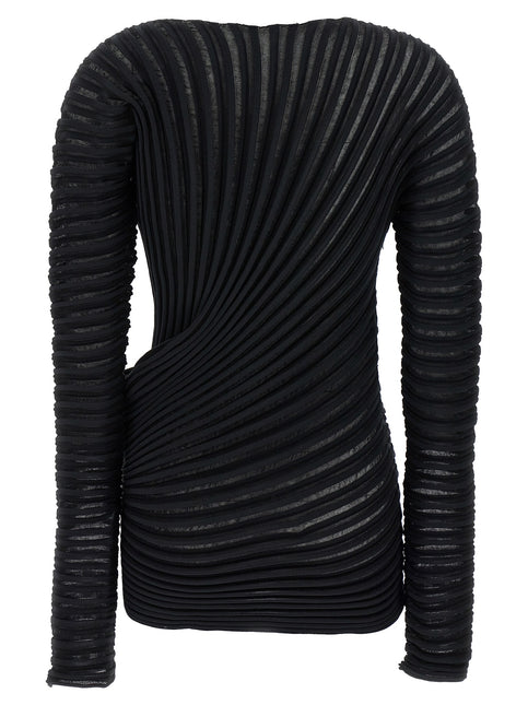 Issey Miyake Black Polyester Shirt