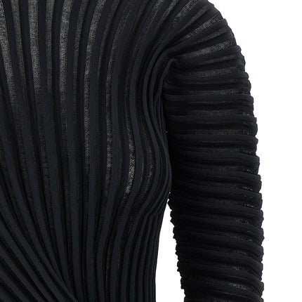 Issey Miyake Black Polyester Shirt