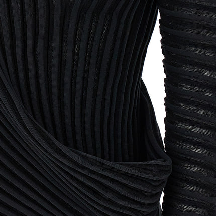 Issey Miyake Black Polyester Shirt