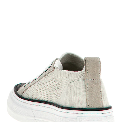 Brunello Cucinelli Multicolor Cotton Low Top Sneakers