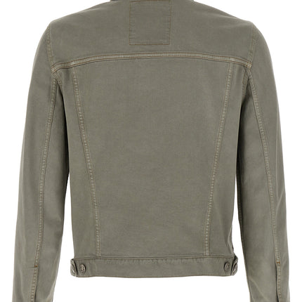 Brunello Cucinelli Gray Cotton Denim Jacket