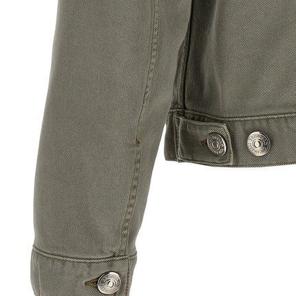 Brunello Cucinelli Gray Cotton Denim Jacket
