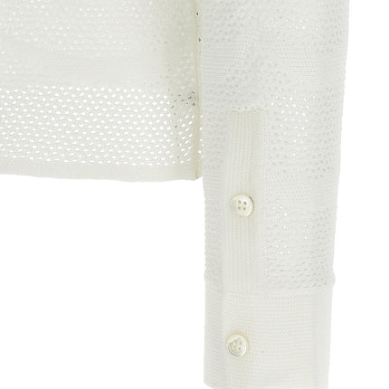 Tom Ford White Cotton Cardigan