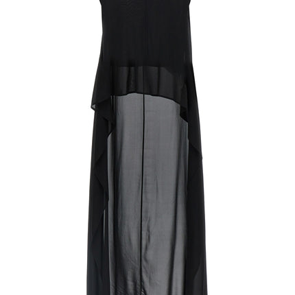 DI.LA3 PARI' Black Silk Tank Tops