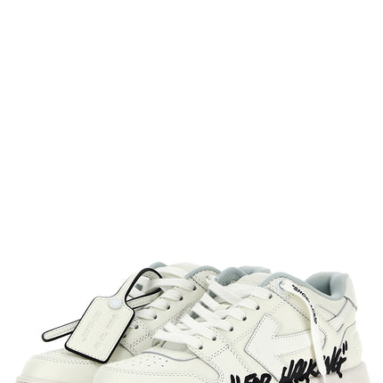 Off-White Bicolor Bovine Leather Low Top Sneakers