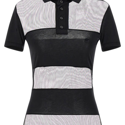 Coperni Black Cotton Polo Shirt
