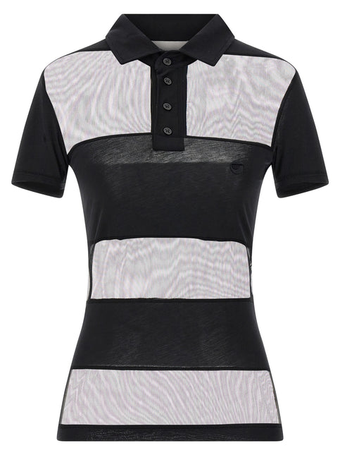 Coperni Black Cotton Polo Shirt