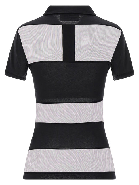 Coperni Black Cotton Polo Shirt