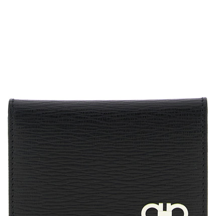 Ferragamo Black Calfskin Cardholder