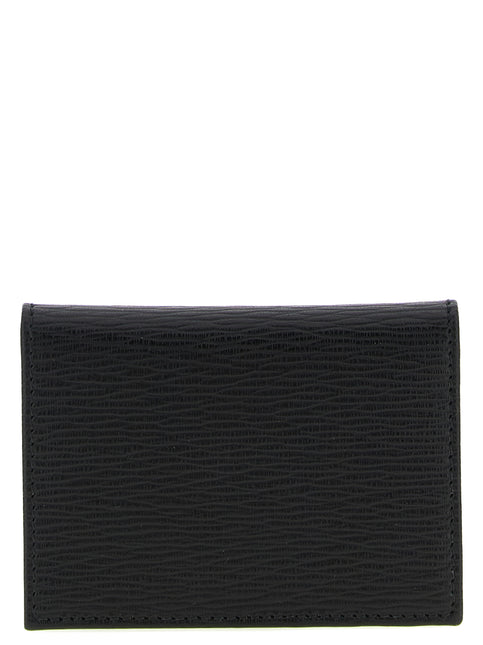 Ferragamo Black Calfskin Cardholder