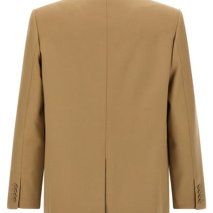 Saint Laurent Beige Wool Blazer