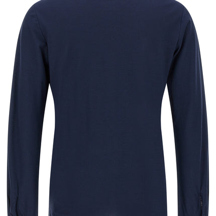 ZANONE Blue Cotton Blouse