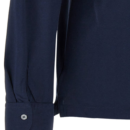 ZANONE Blue Cotton Blouse