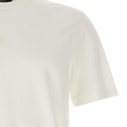 ZANONE White Cotton T-Shirt