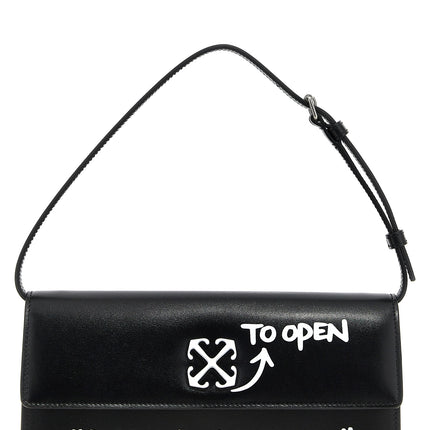 Off-White Bicolor Calfskin Shoulder Bag