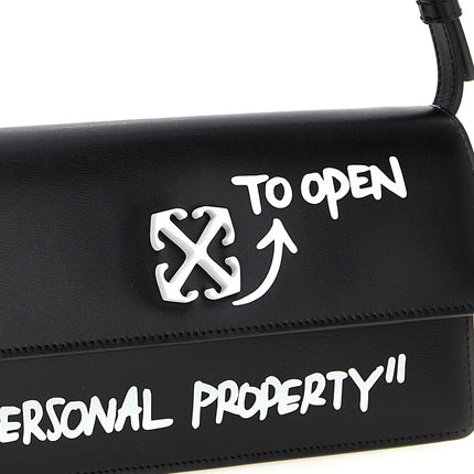 Off-White Bicolor Calfskin Shoulder Bag