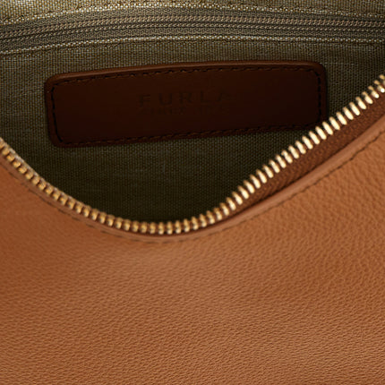 Furla Brown Leather Shoulder Bag