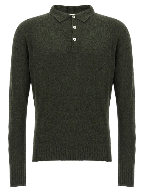 MA'RY'YA Bicolor Cotton Polo Shirt
