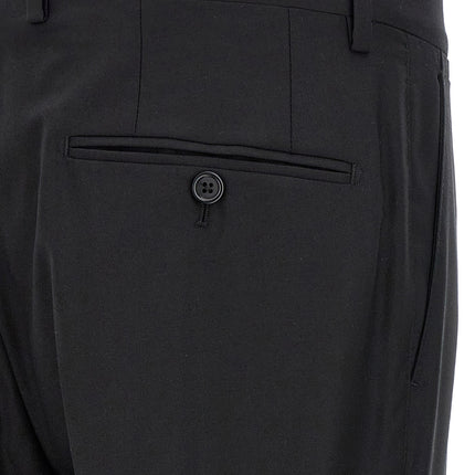 Dolce & Gabbana Black Virgin Wool Two-Piece Suit