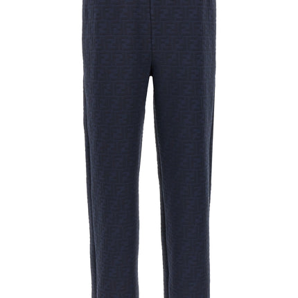 Fendi Blue Polyester Joggers (Workout Pants)