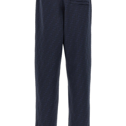 Fendi Blue Polyester Joggers (Workout Pants)