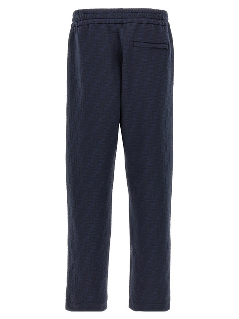 Fendi Blue Polyester Joggers (Workout Pants)