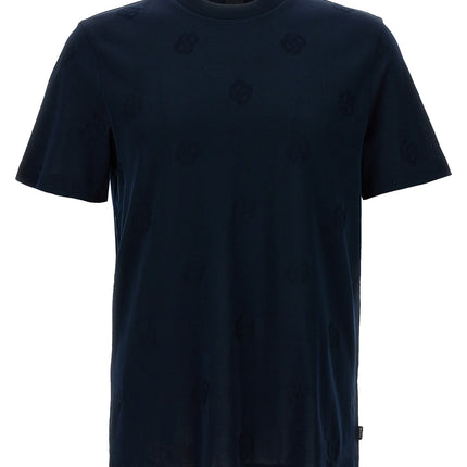 Hugo Boss Blue Cotton T-Shirt