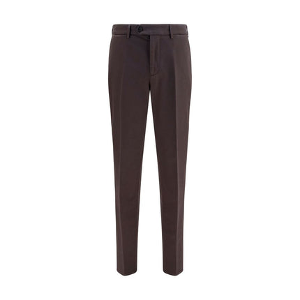 Brunello Cucinelli Brown Cotton Casual Pants