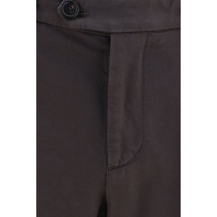 Brunello Cucinelli Brown Cotton Casual Pants