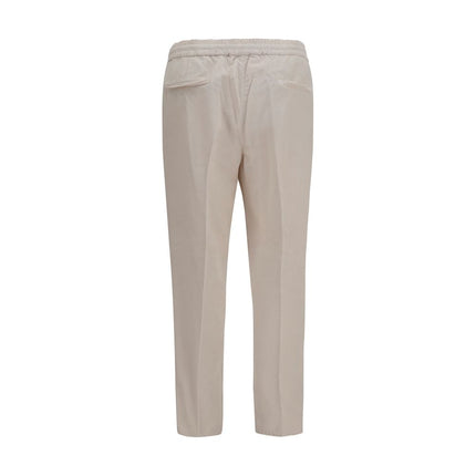 Brunello Cucinelli Beige Cotton Casual Pants