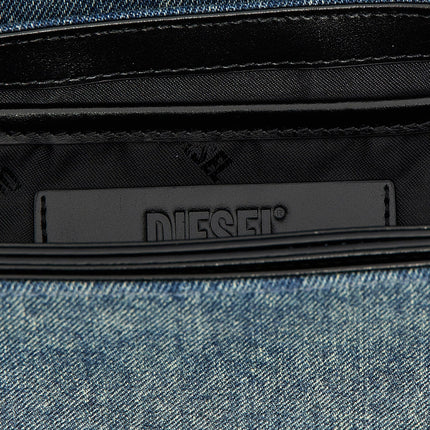 Diesel Blue Cotton Shoulder Bag