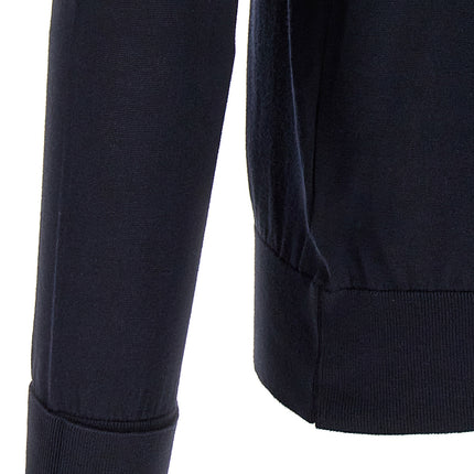 JOHN SMEDLEY Blue Cotton Polo Shirt