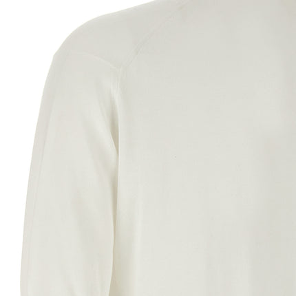 JOHN SMEDLEY White Cotton Polo Shirt