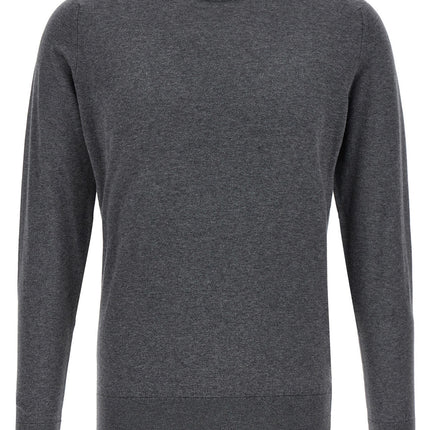 JOHN SMEDLEY Gray Cotton Cardigan
