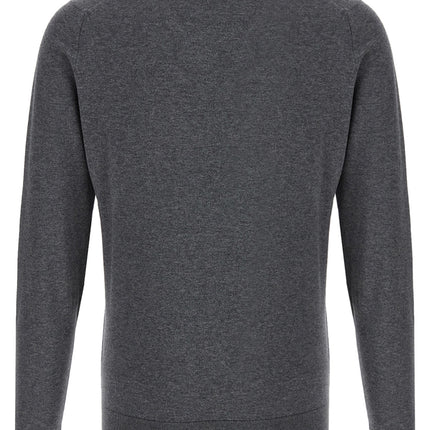 JOHN SMEDLEY Gray Cotton Cardigan