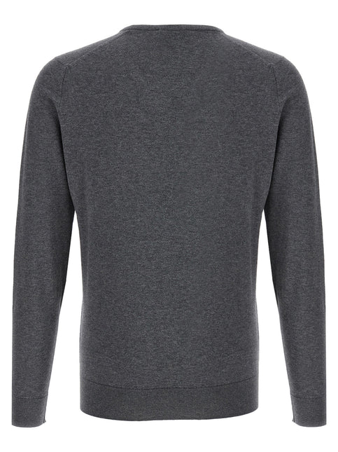 JOHN SMEDLEY Gray Cotton Cardigan