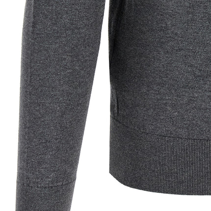JOHN SMEDLEY Gray Cotton Cardigan