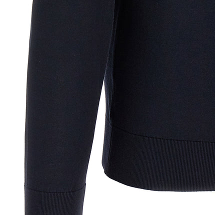 JOHN SMEDLEY Blue Cotton Cardigan