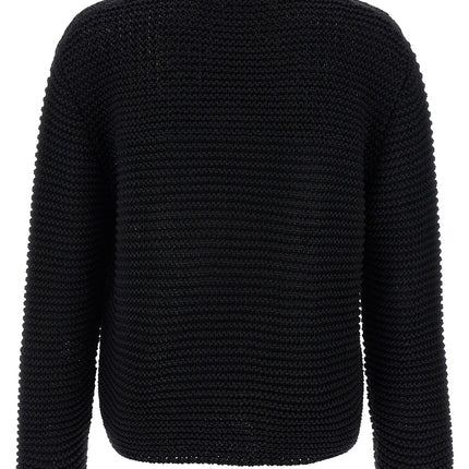 Alexander McQueen Bicolor Cotton Cardigan