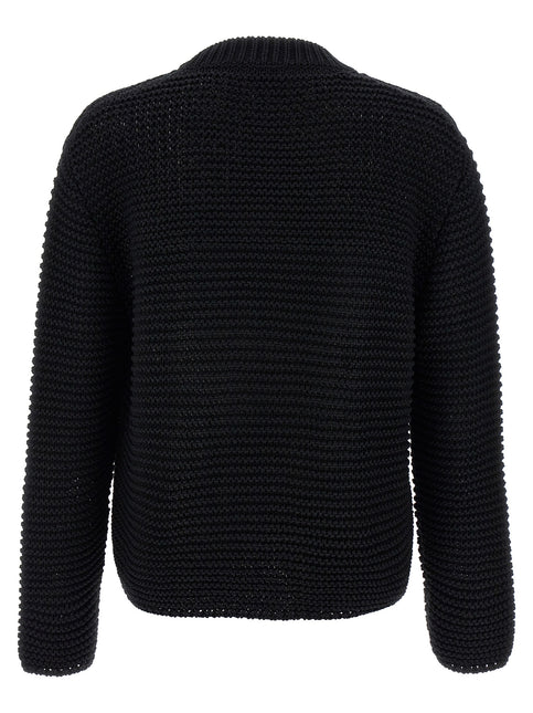 Alexander McQueen Bicolor Cotton Cardigan