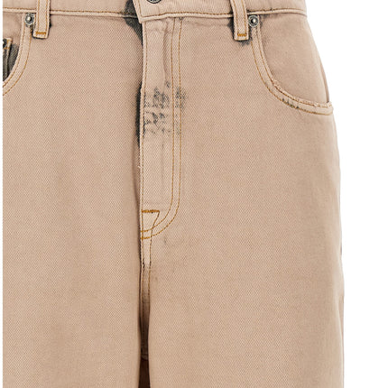 Golden Goose Multicolor Cotton Straight-Leg Jeans