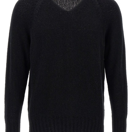 MA'RY'YA Black Cotton Cardigan
