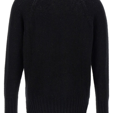 MA'RY'YA Black Cotton Cardigan