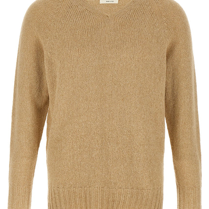 MA'RY'YA Beige Cotton Cardigan